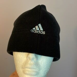 Adidas Porsche Black Fleece Embroidered Beanie Cap Hat OS